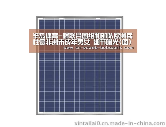 半岛体育-曝联合国维和部队欧洲兵性侵非洲未成年男女 细节曝光(图)(图1) 半岛体育注册